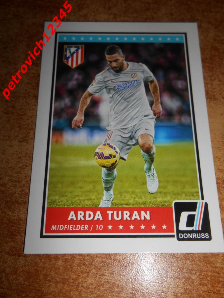 футбол.карточка = 30 - Arda Turan - Atletico Madrid