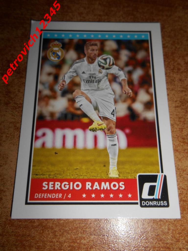футбол.карточка = 5 - Sergio Ramos - Real Madrid CF