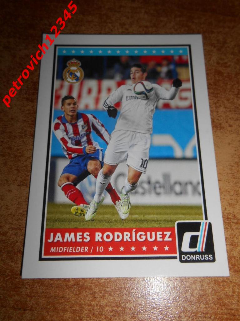 футбол.карточка = 3 - James Rodriguez - Real Madrid CF