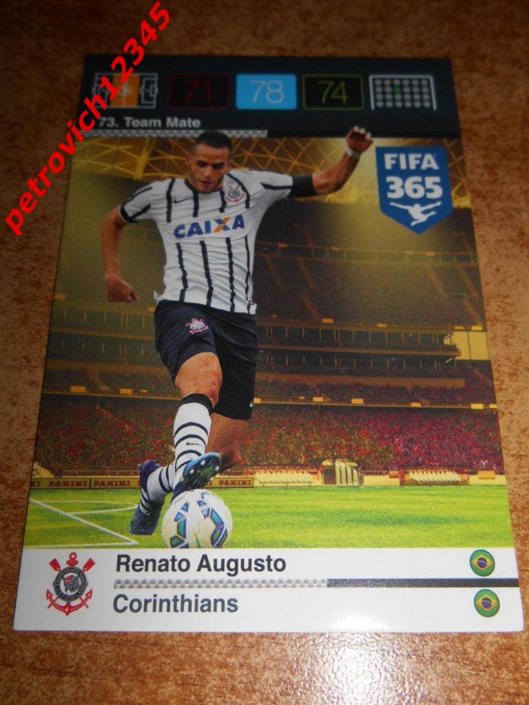 футбол.карточка = 73 - Renato Augusto - SC Corinthians Paulista