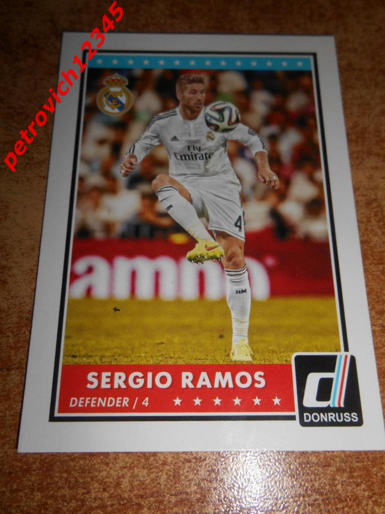 футбол.карточка = 5 - Sergio Ramos - Real Madrid CF
