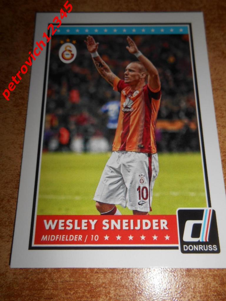 футбол.карточка = 36 - Wesley Sneijder -Galatasaray