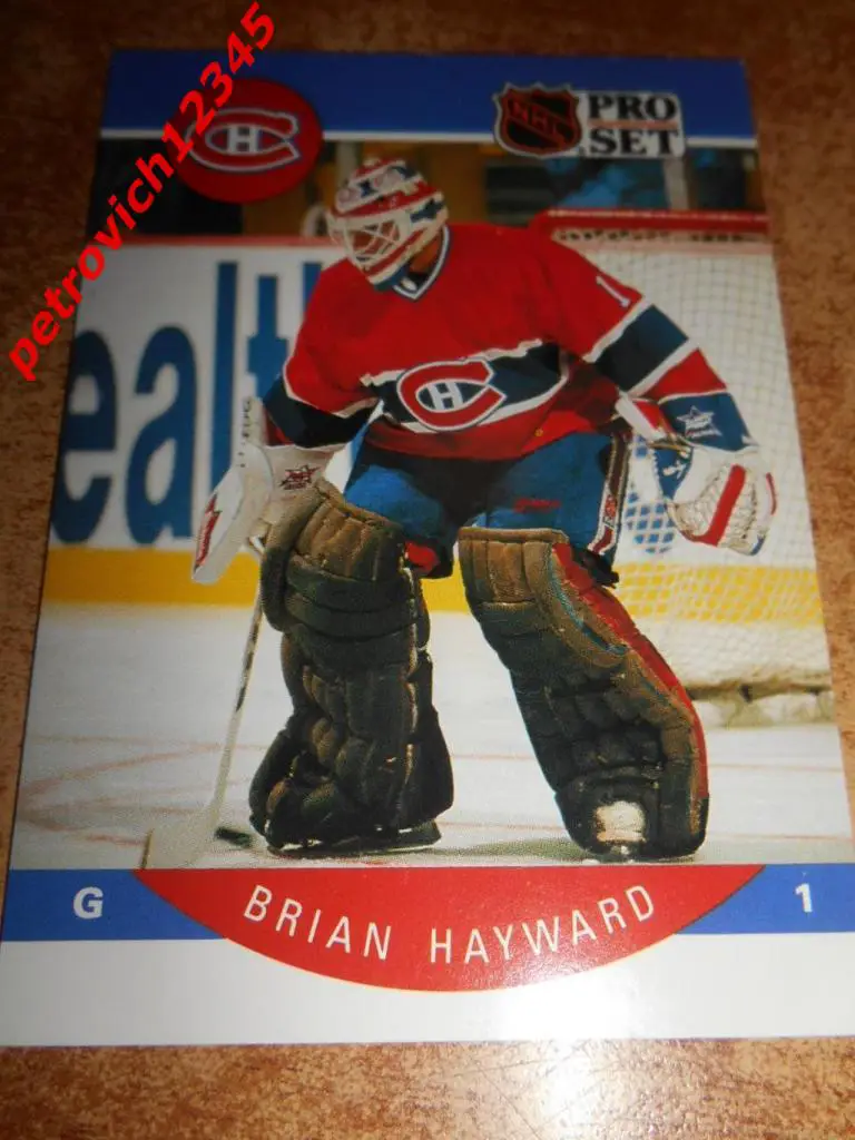 хоккей.карточка = 150 - Brian Hayward - Montreal Canadiens