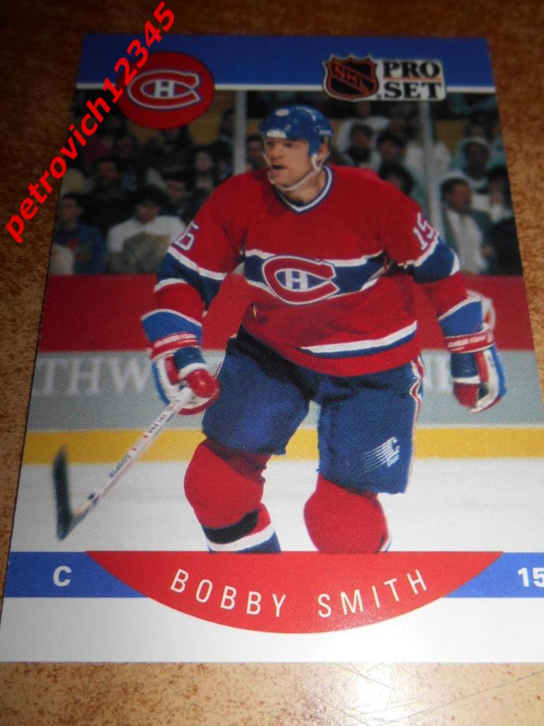 хоккей.карточка = 160 - Bobby Smith UER - Montreal Canadiens