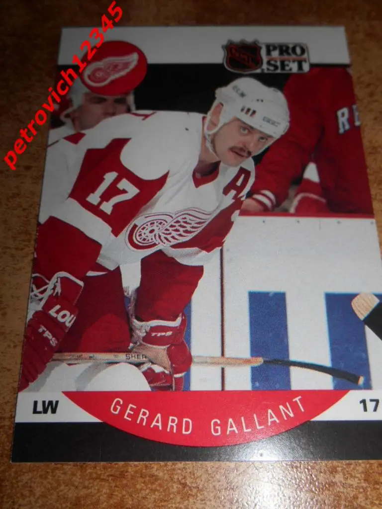 хоккей.карточка = 71 - Gerard Gallant - Detroit Red Wings