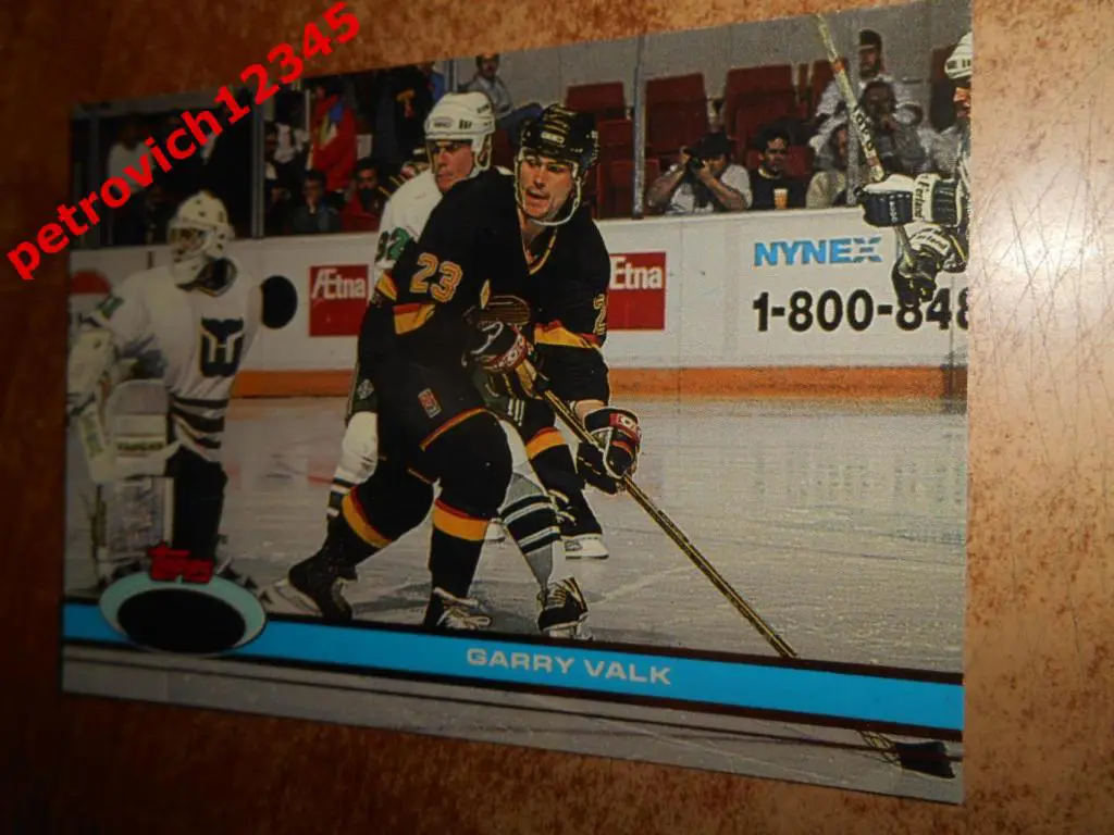 хоккей.карточка = 318 - Garry Valk - Vancouver Canucks