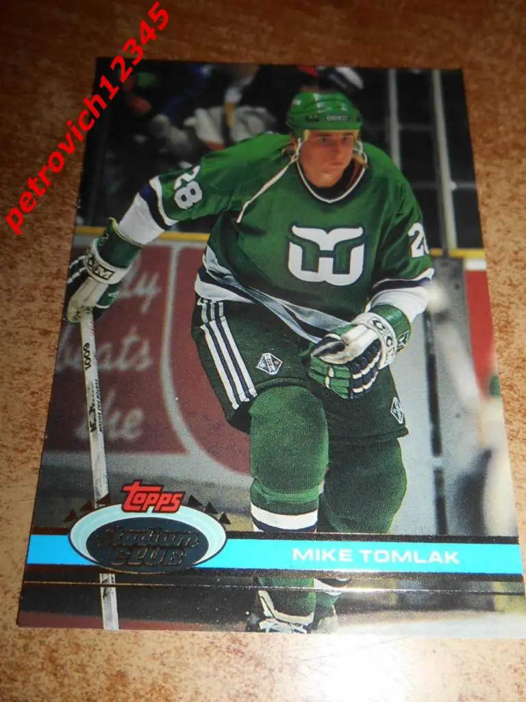 хоккей.карточка = 266 - Mike Tomlak - Hartford Whalers