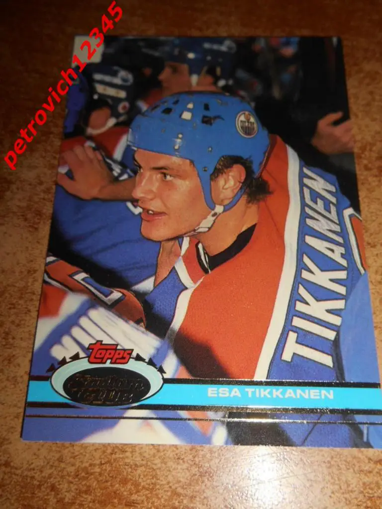 хоккей.карточка = 69 - Esa Tikkanen - Edmonton Oilers