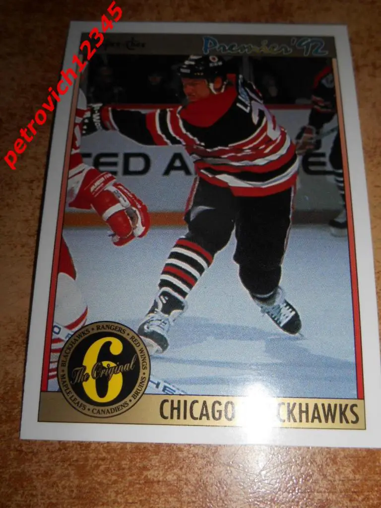 хоккей.карточка = 135 - Steve Larmer- Chicago Blackhawks