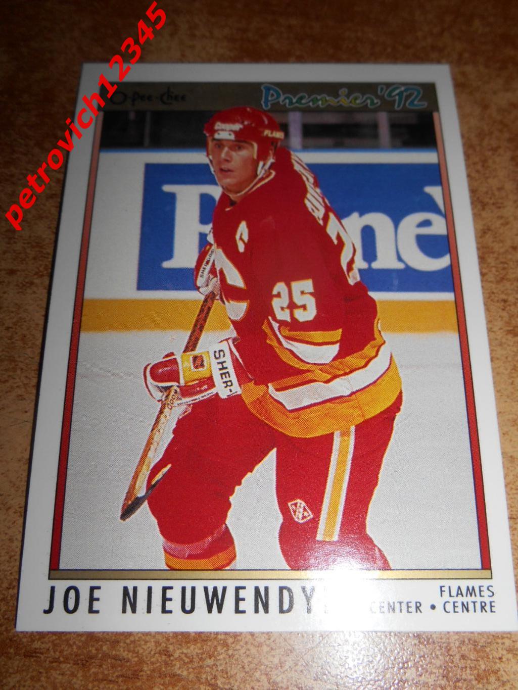 хоккей.карточка = 48 - Joe Nieuwendyk - Calgary Flames