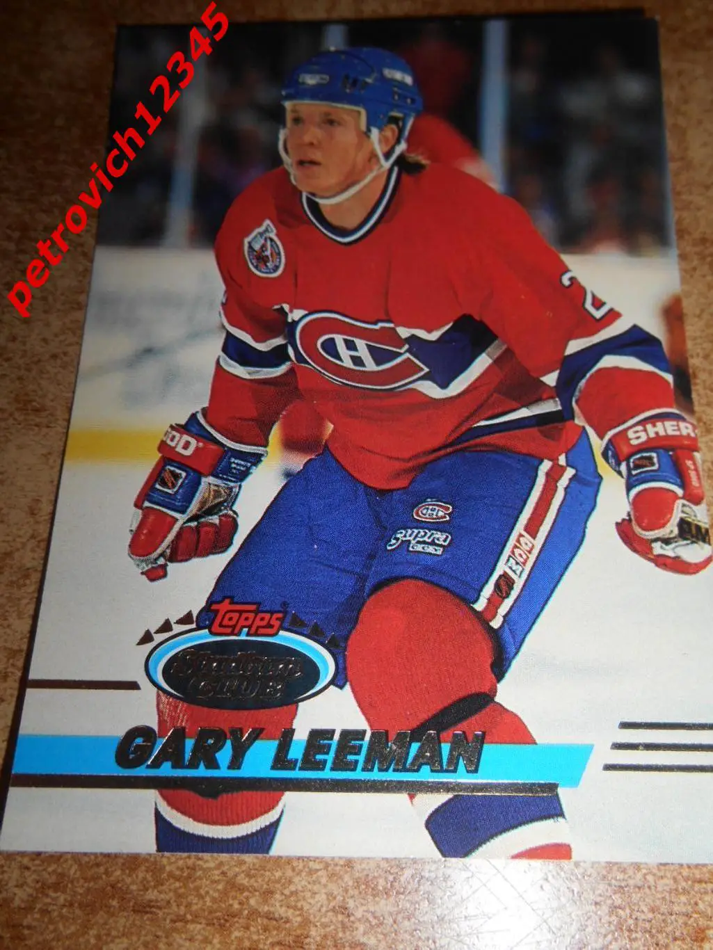 хоккей.карточка = 244 - Gary Leeman - Montreal Canadiens