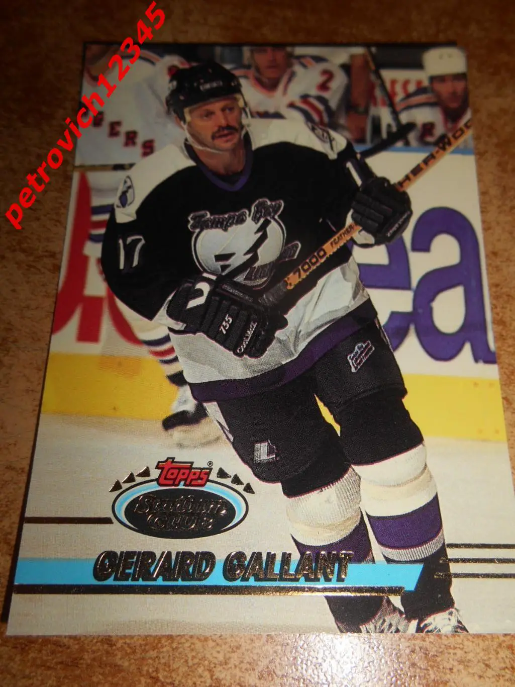 хоккей.карточка = 346 - Gerard Gallant - Tampa Bay Lightning