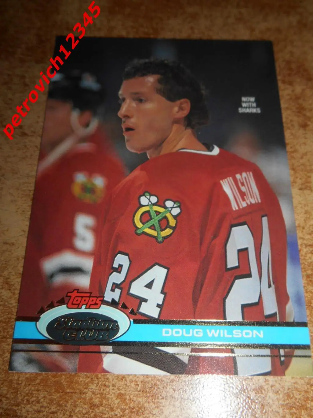 хоккей.карточка = 131 - Doug Wilson - San Jose Sharks