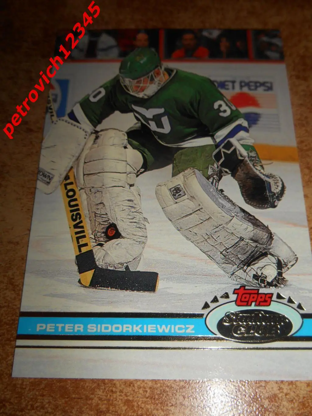 хоккей.карточка = 125 - Peter Sidorkiewicz - Hartford Whalers