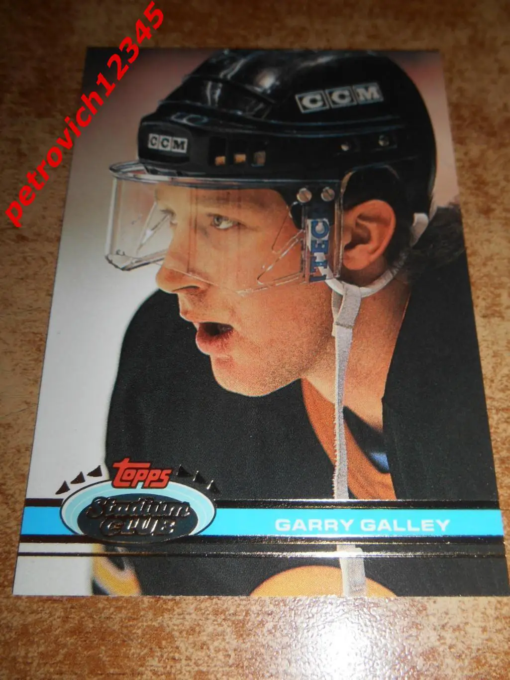 хоккей.карточка = 175 - Garry Galley - Boston Bruins