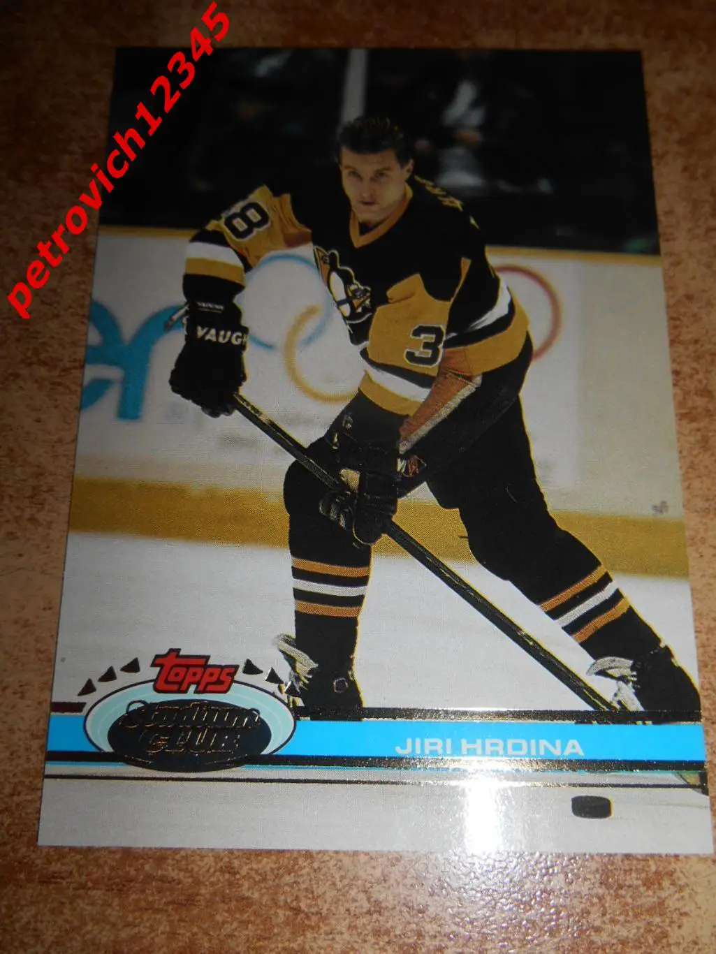 хоккей.карточка = 36 - Jiri Hrdina - Pittsburgh Penguins