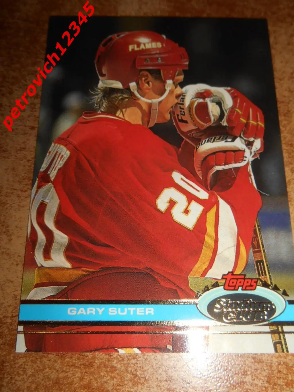 хоккей.карточка = 143 - Gary Suter - Calgary Flames