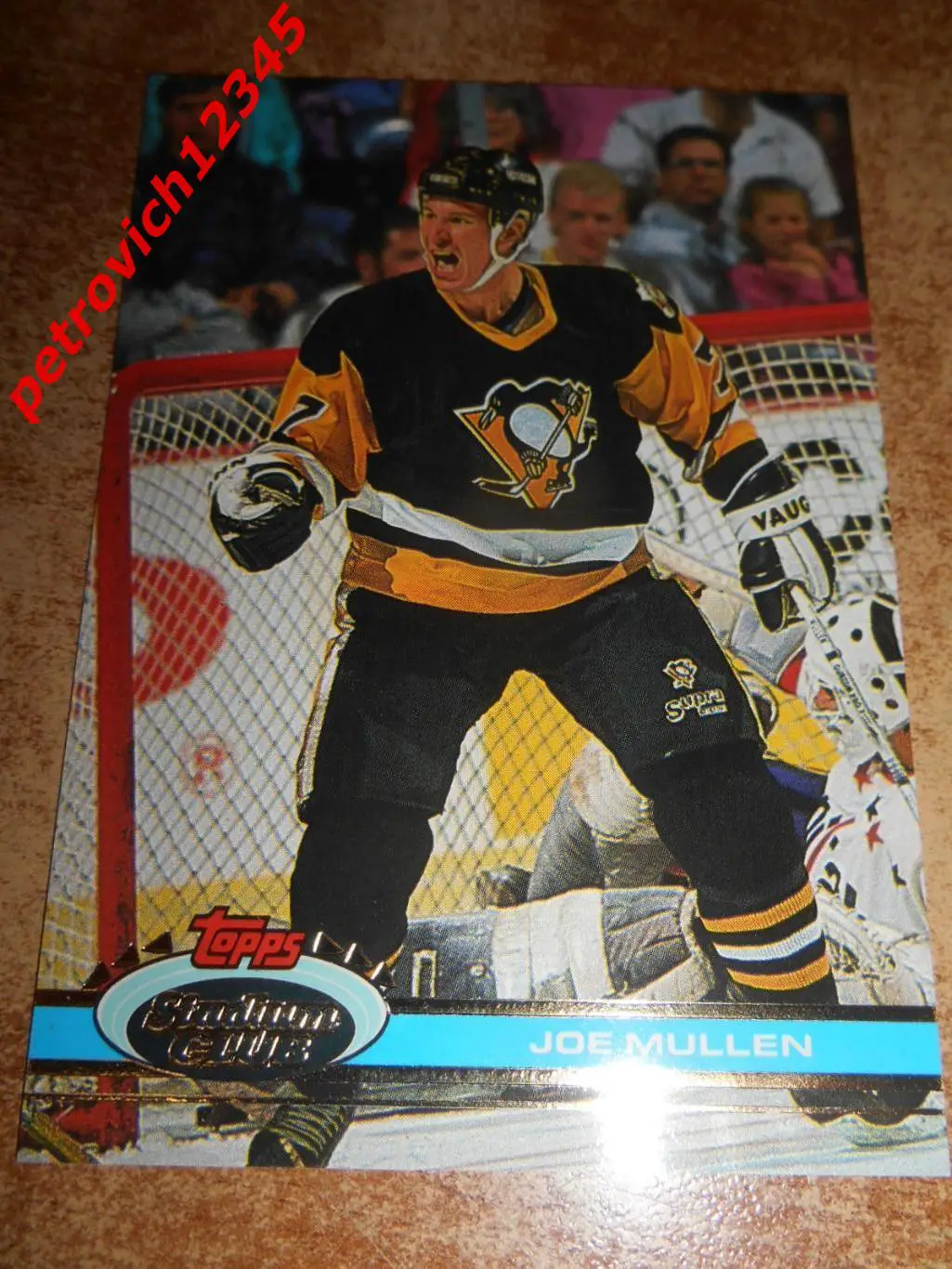 хоккей.карточка = 7 - Joe Mullen - Pittsburgh Penguins