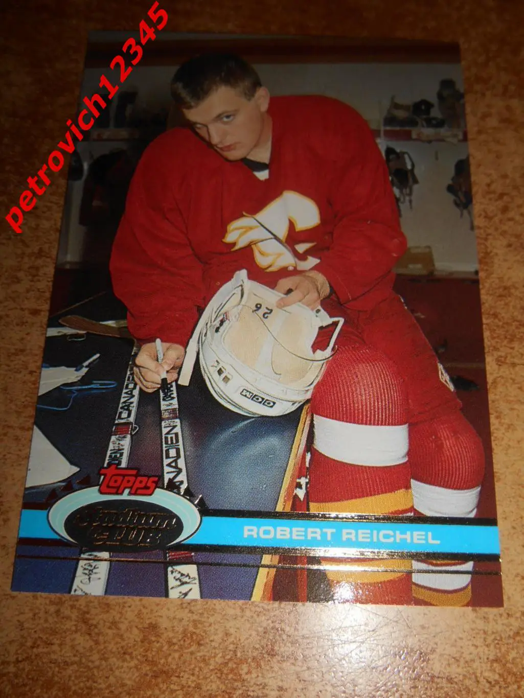 хоккей.карточка = 393 - Robert Reichel - Calgary Flames