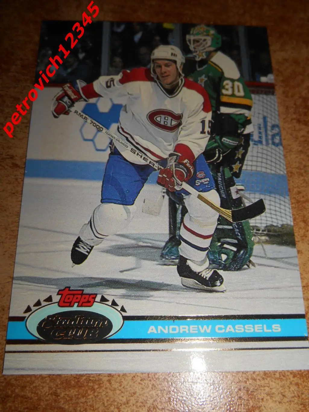 хоккей.карточка = 329 - Andrew Cassels - Montreal Canadiens