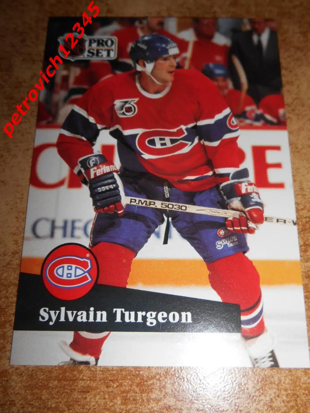 хоккей.карточка = 416 - Sylvain Turgeon - Montreal Canadiens