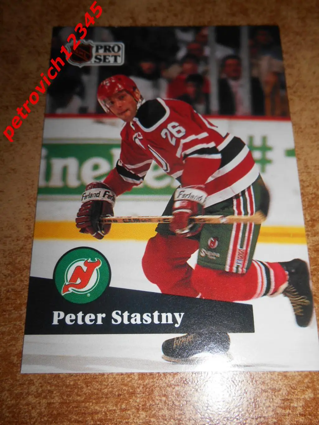 хоккей.карточка = 143 - Peter Stastny - New Jersey Devils