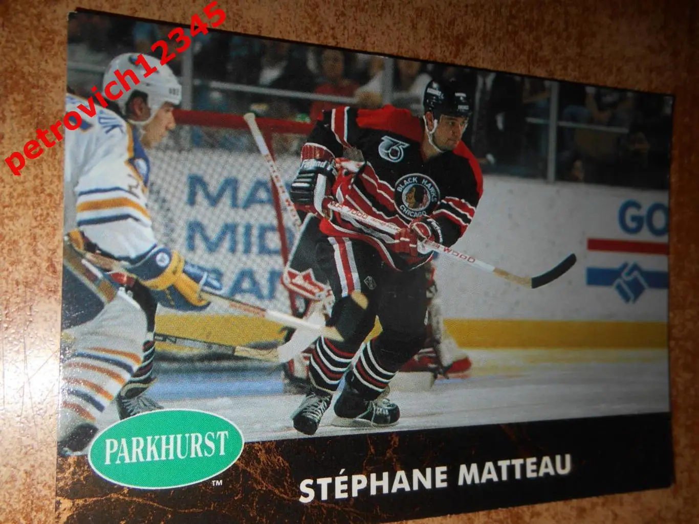 хоккей.карточка = 259 - Stephane Matteau - Chicago Blackhawks