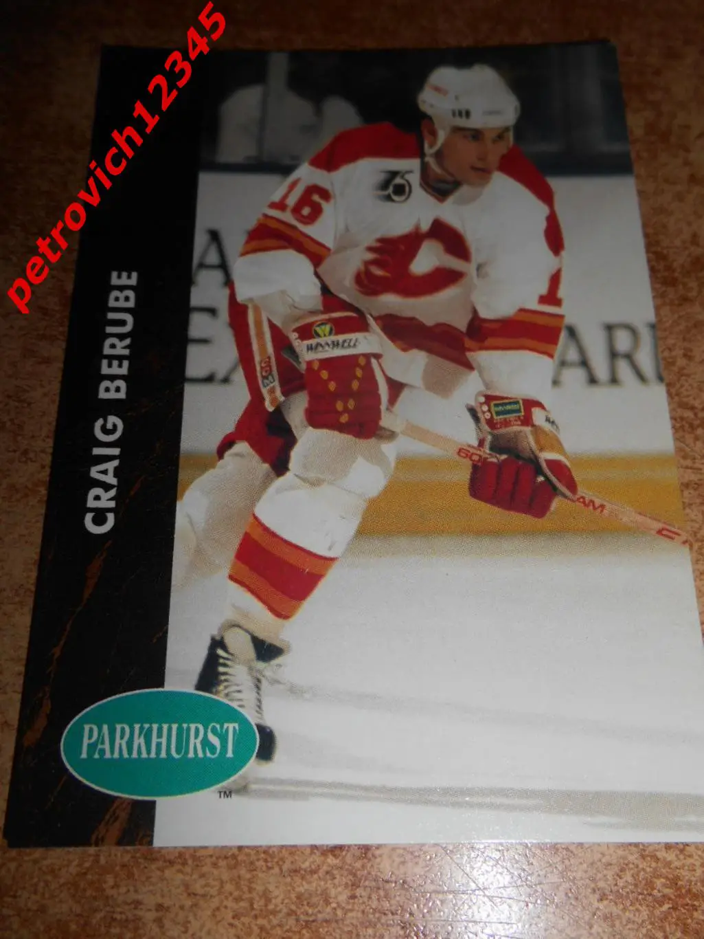 хоккей.карточка = 246 - Craig Berube - Calgary Flames