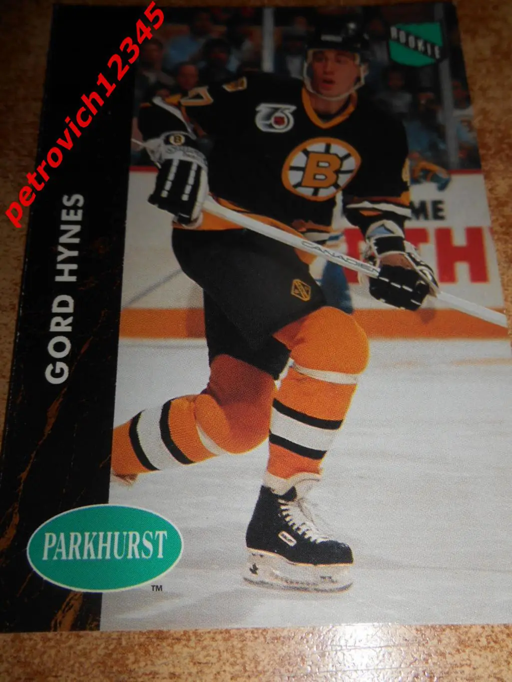 хоккей.карточка = 235 - Gord Hynes- Boston Bruins