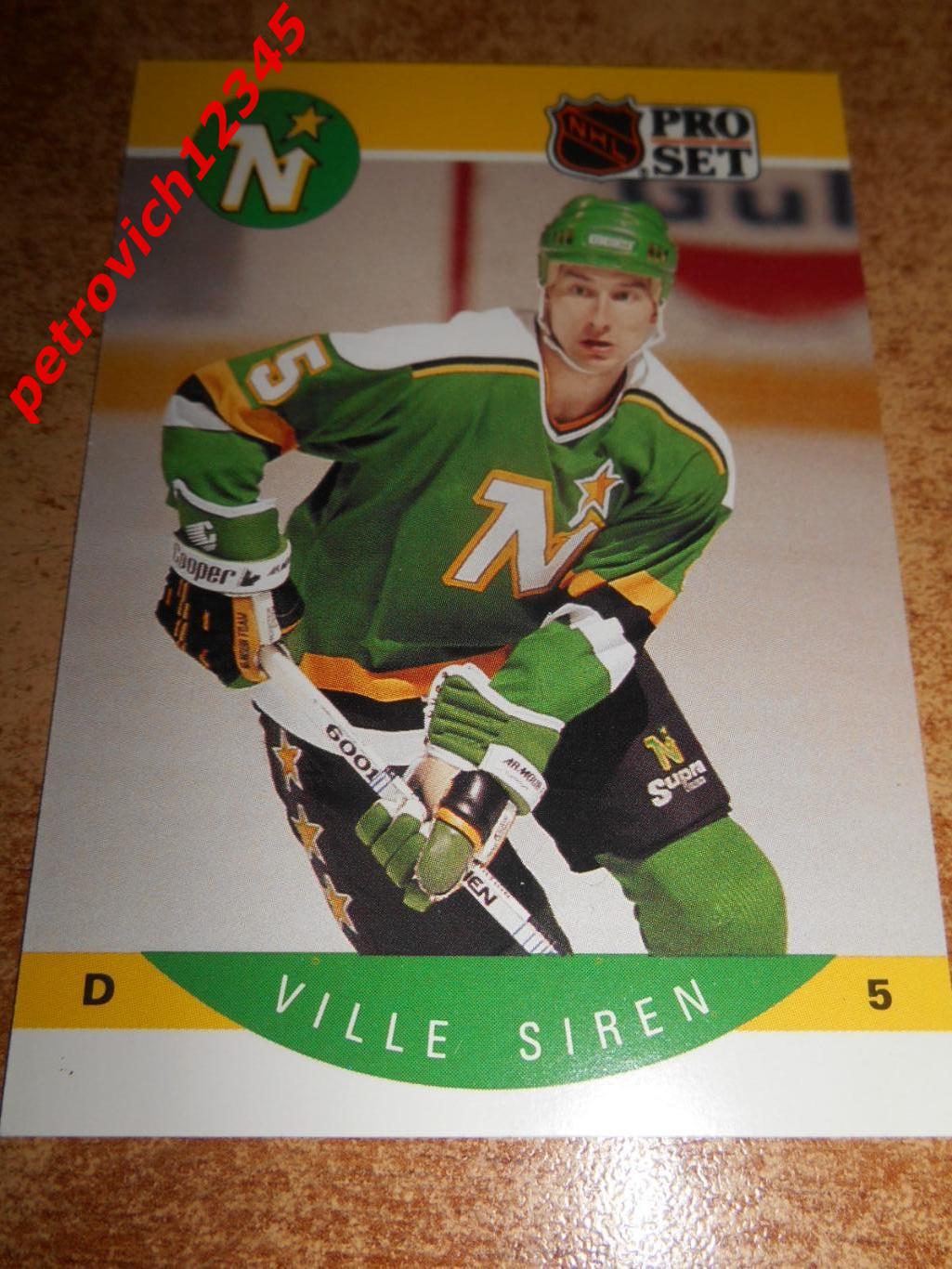 хоккей.карточка = 144 - Ville Siren- Minnesota North Stars