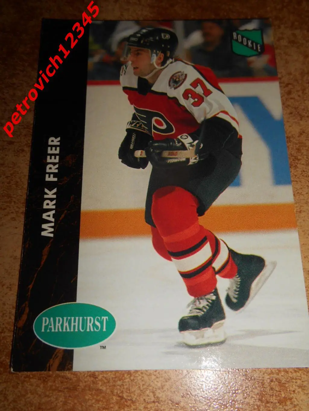 хоккей.карточка = 343 - Mark Freer- Philadelphia Flyers