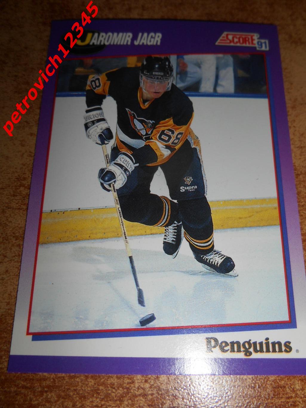 хоккей.карточка = 98 - Jaromir Jagr - Pittsburgh Penguins