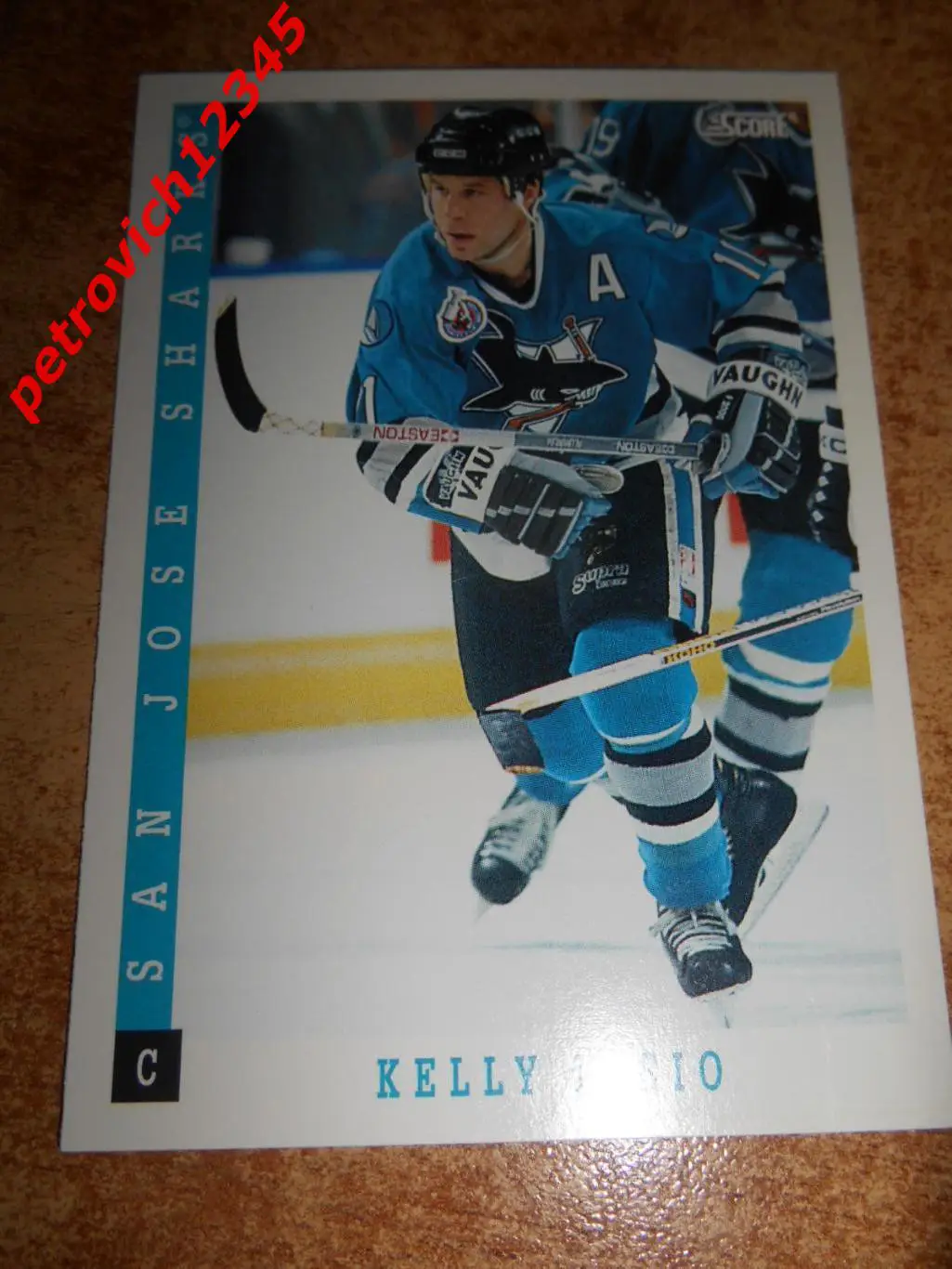 хоккей.карточка = 27 - Kelly Kisio - San Jose Sharks