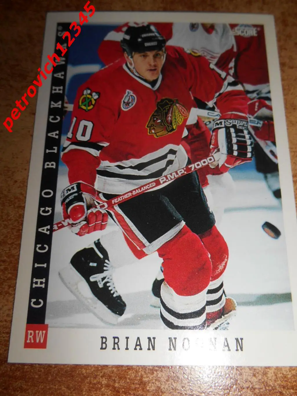 хоккей.карточка = 411 - Brian Noonan - Chicago Blackhawks