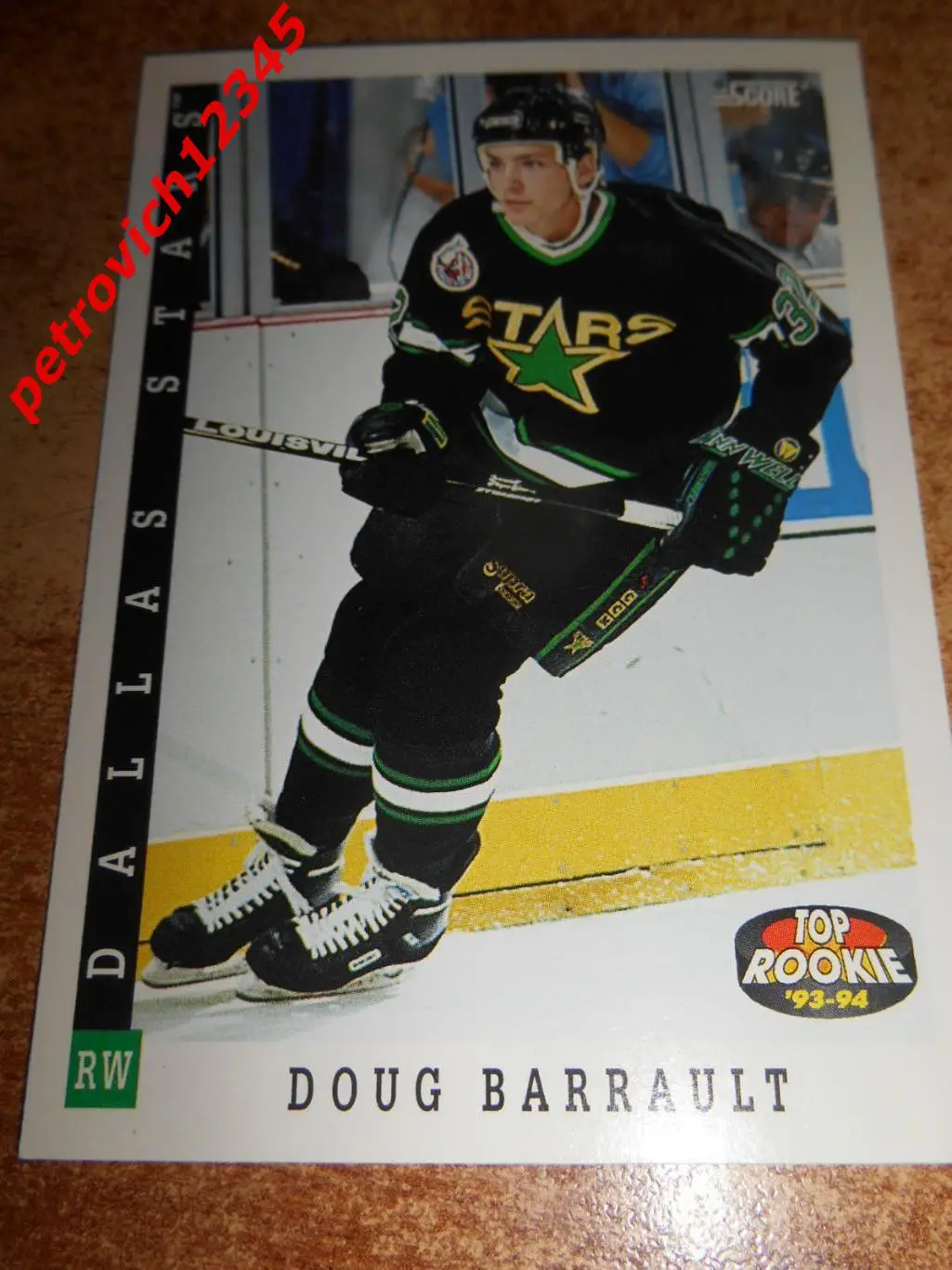 хоккей.карточка = 457 - Doug Barrault - Dallas Stars
