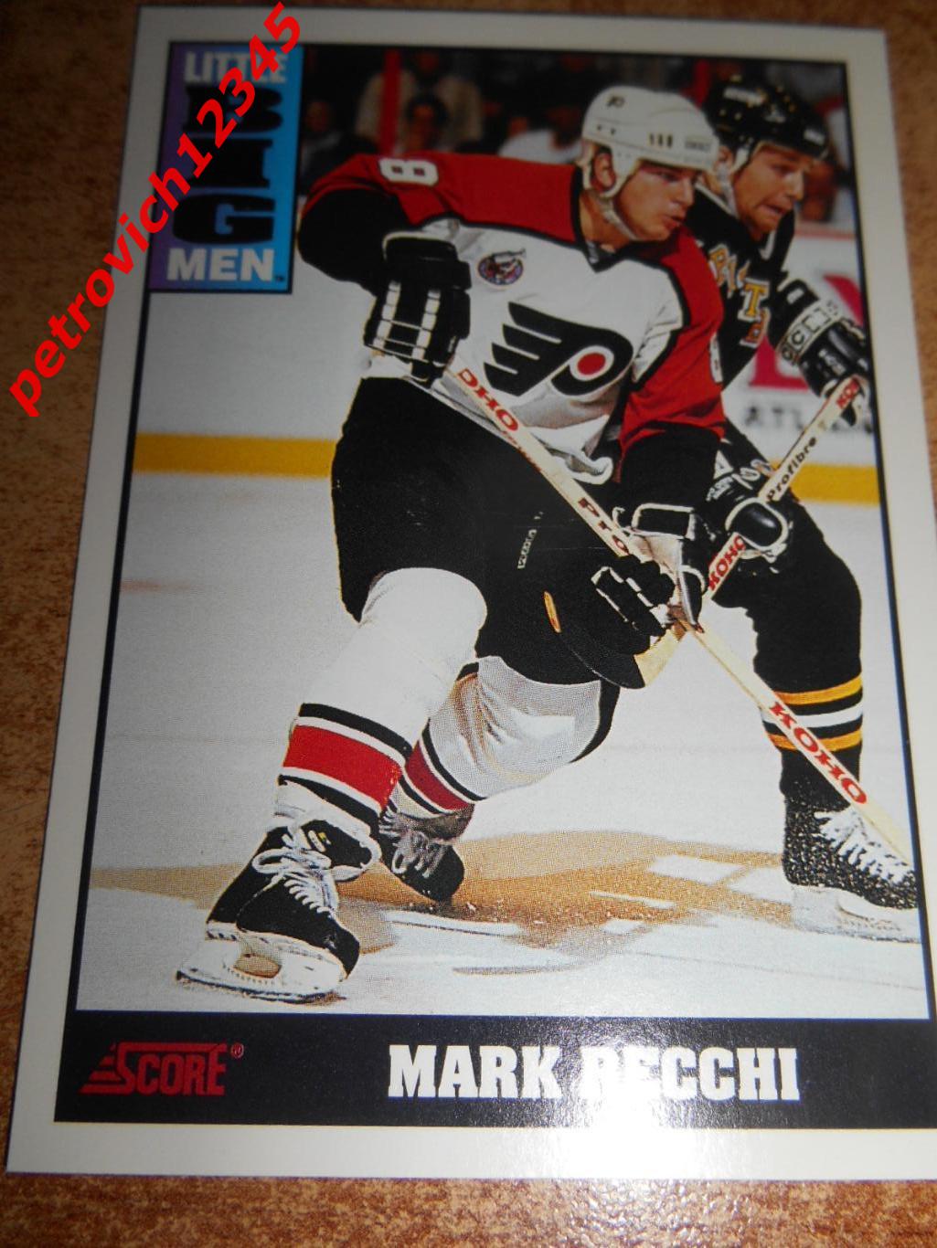 хоккей.карточка = 442 - Mark Recchi - Philadelphia Flyers