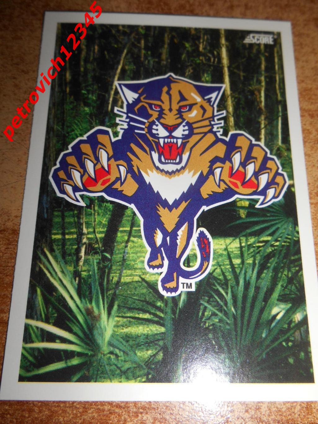 хоккей.карточка = 491 - Florida Panthers Logo
