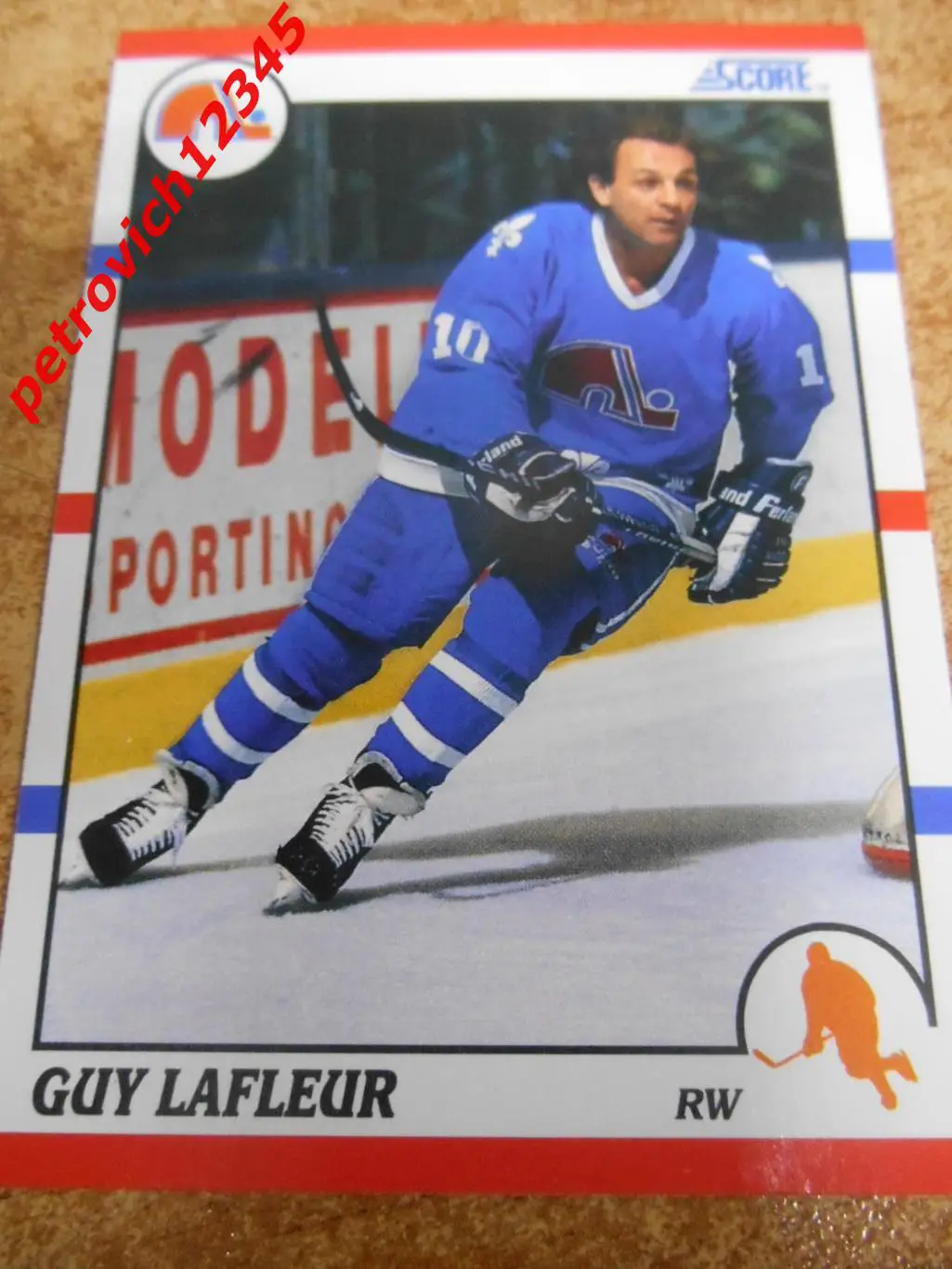 хоккей.карточка = 290 - Guy Lafleur - Quebec Nordiques
