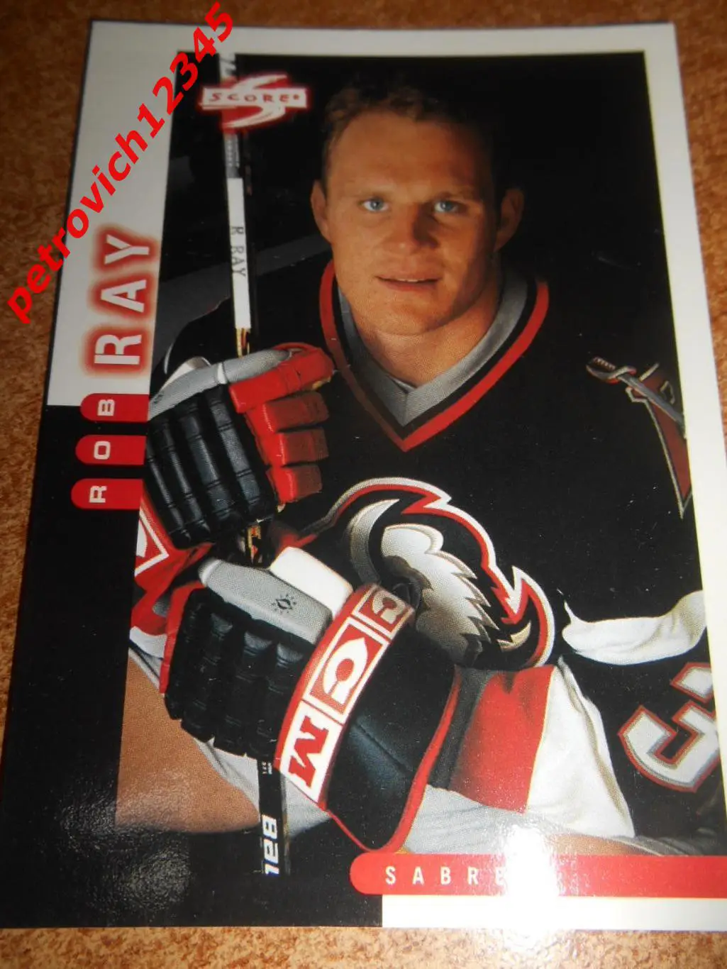 хоккей.карточка = 242 - Rob Ray - Buffalo Sabres
