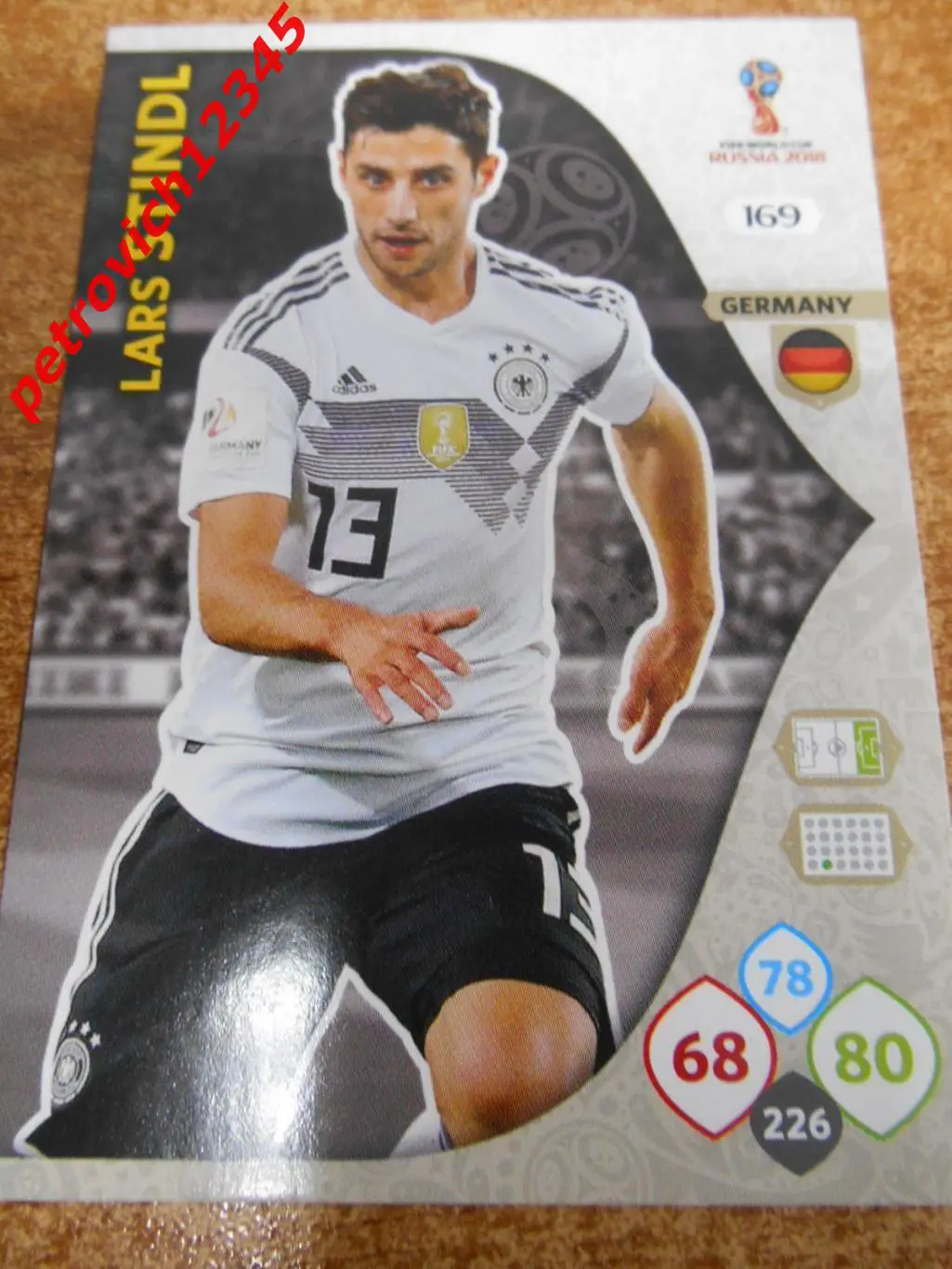 футбол.карточка = 169 - Lars Stindl - Germany