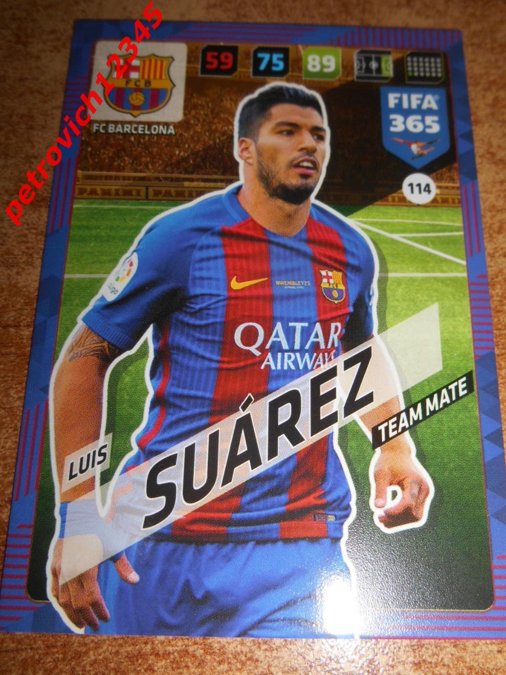 футбол.карточка = 114 - Luis Suarez - FC Barcelona