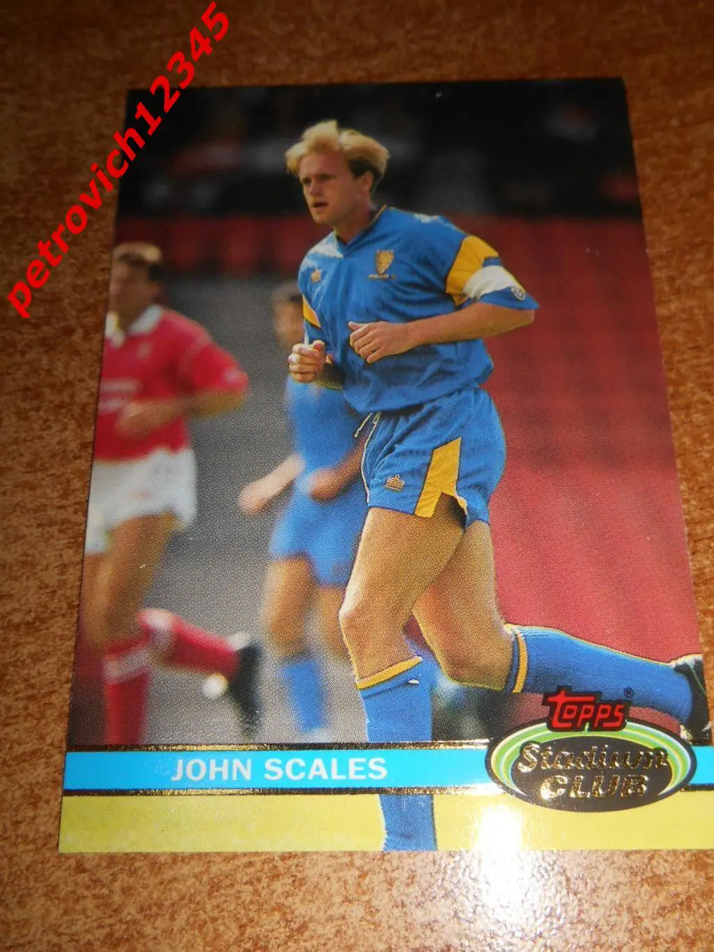 футбол.карточка = 38 - John Scales - Wimbledon