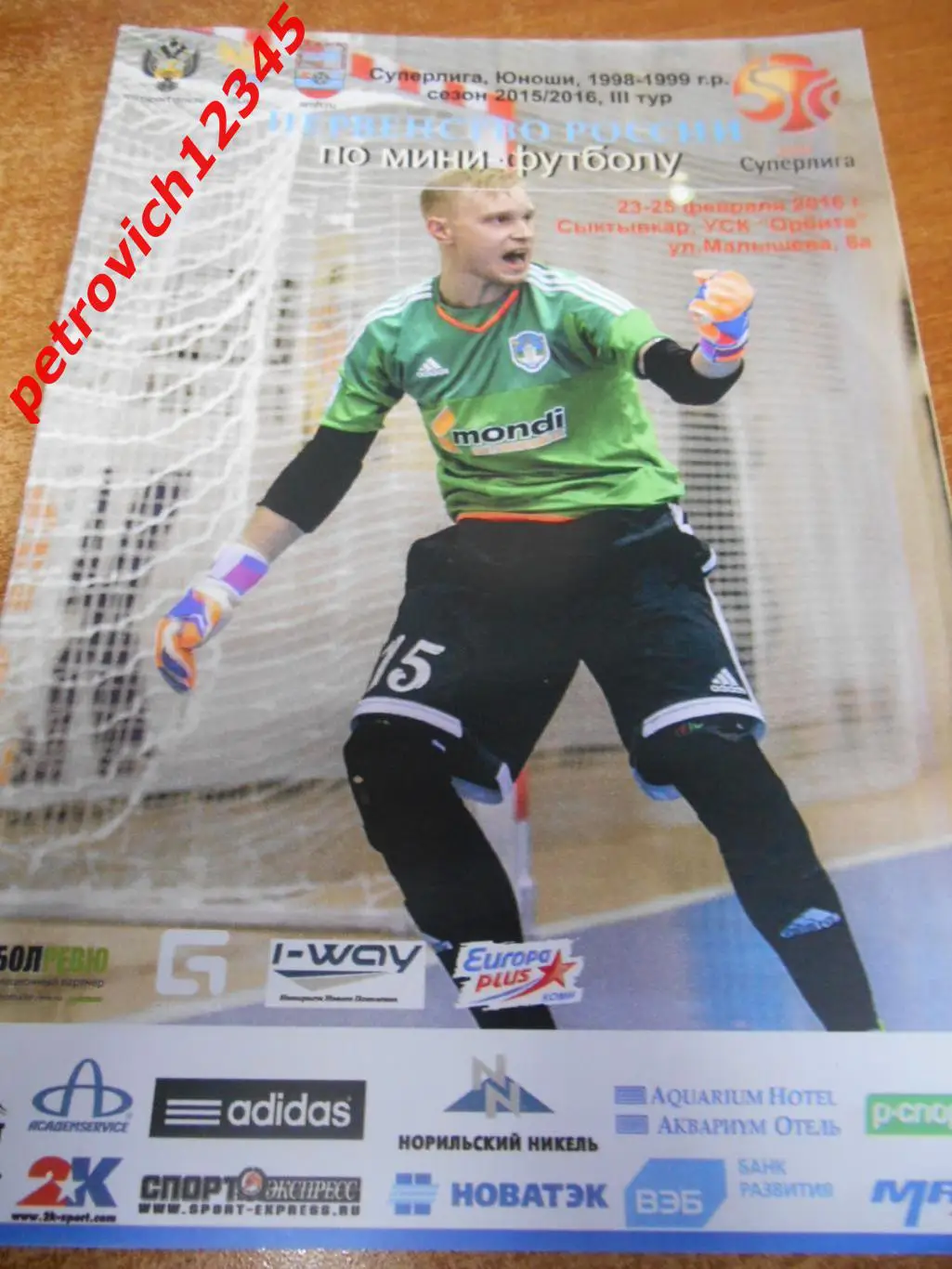 Первенство России -23 - 25 февраля 2016г ( Сыктывкар - Ухта - Глазов - Югорск )