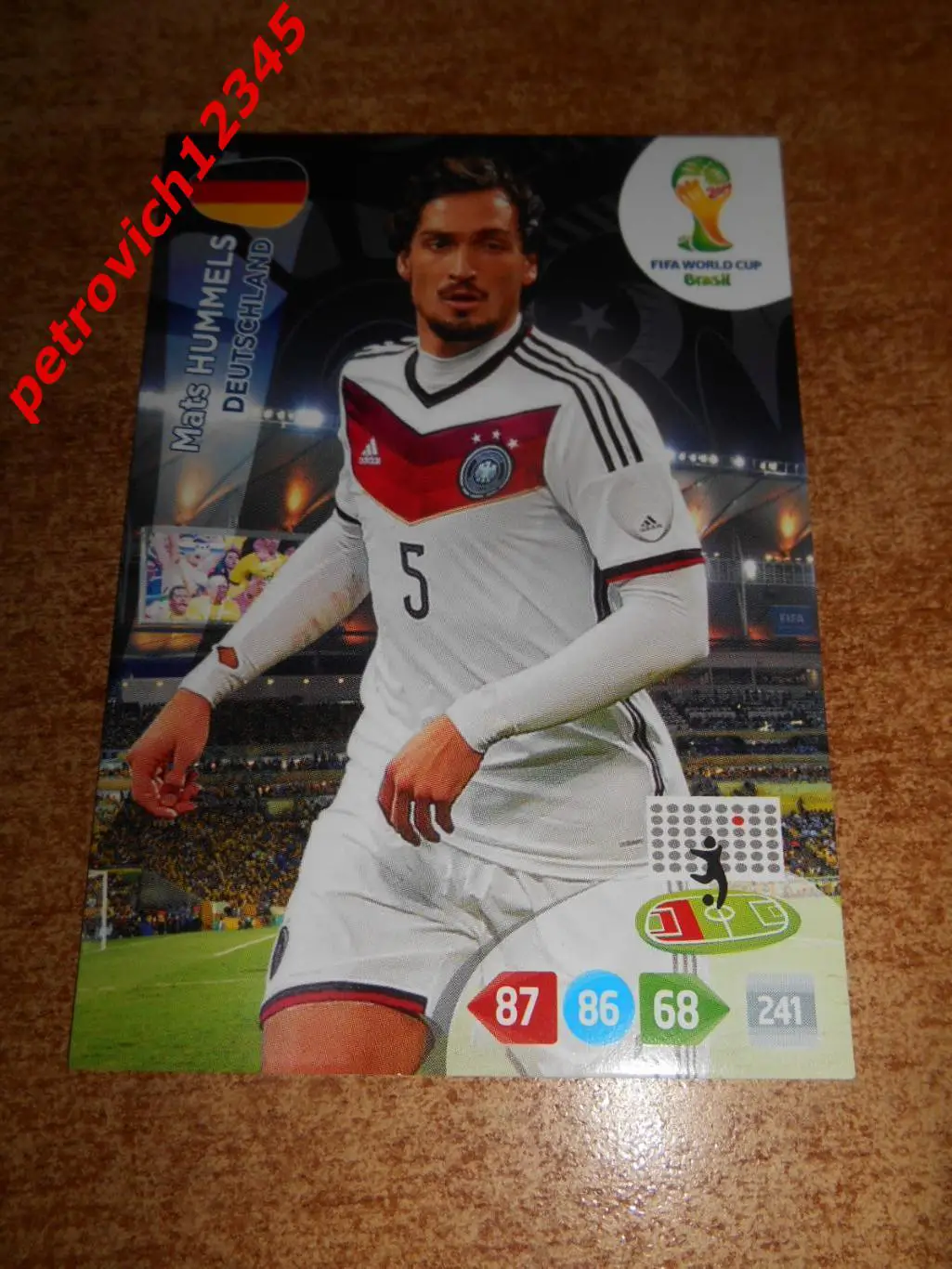 футбол.карточка = Mats Hummels - Germany