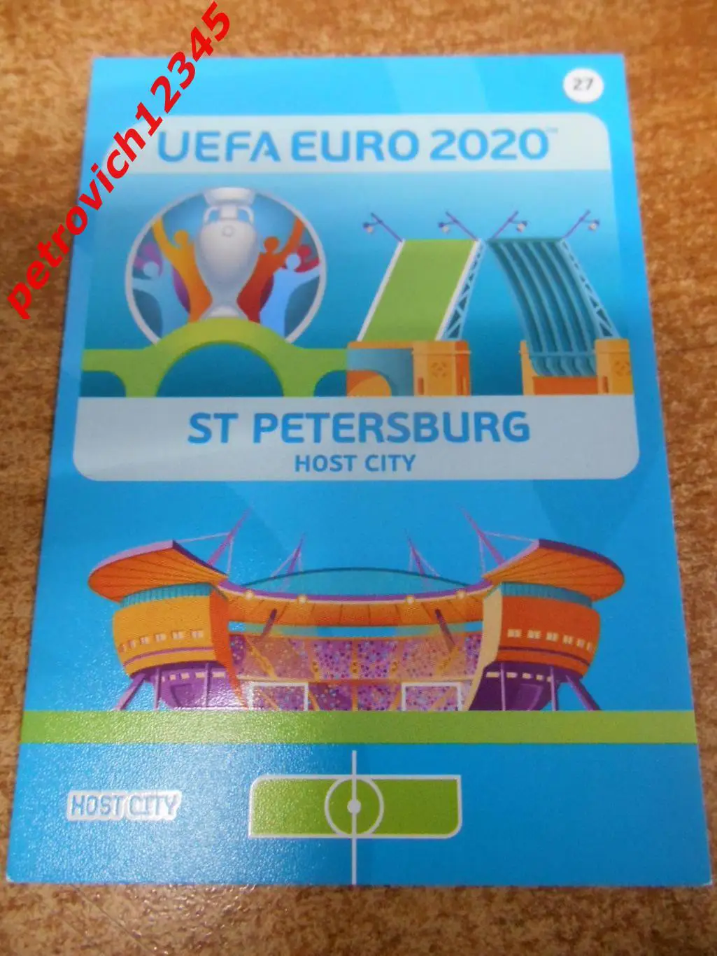 футбол.карточка = 27 - Saint Petersburg HC - Russia / Zenit St. Petersburg