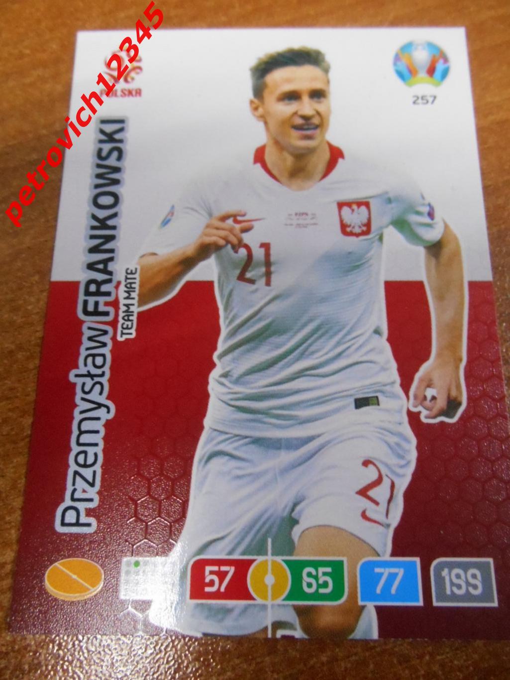 футбол.карточка = 257 - Przemyslaw Frankowski - Poland