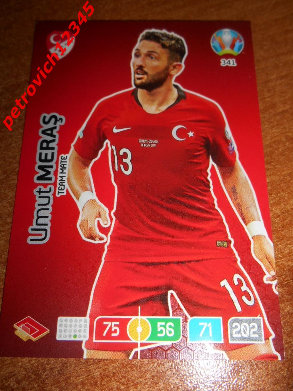 футбол.карточка = 341 - Umut Meras - Turkey