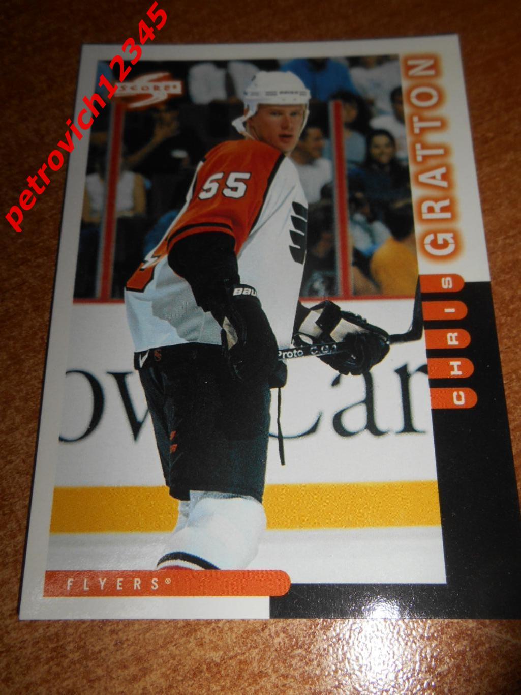 хоккей.карточка - 168 - Chris Gratton - Philadelphia Flyers