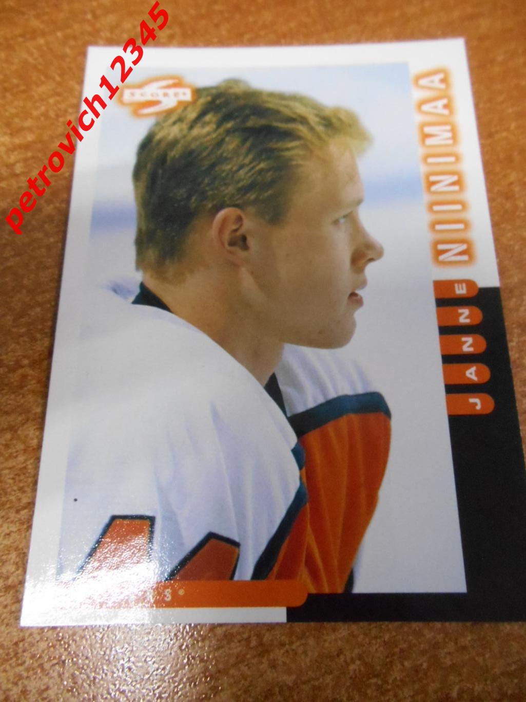 хоккей.карточка - 165 - Janne Niinimaa - Philadelphia Flyers