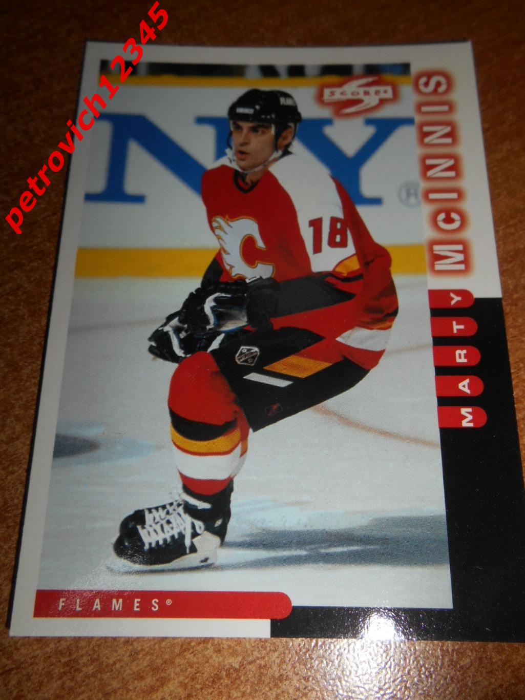 хоккей.карточка - 210 - Marty McInnis - Calgary Flames